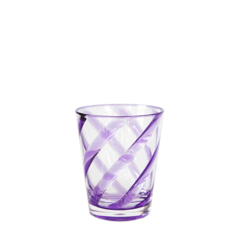 Bicchiere metacrilato spirale
