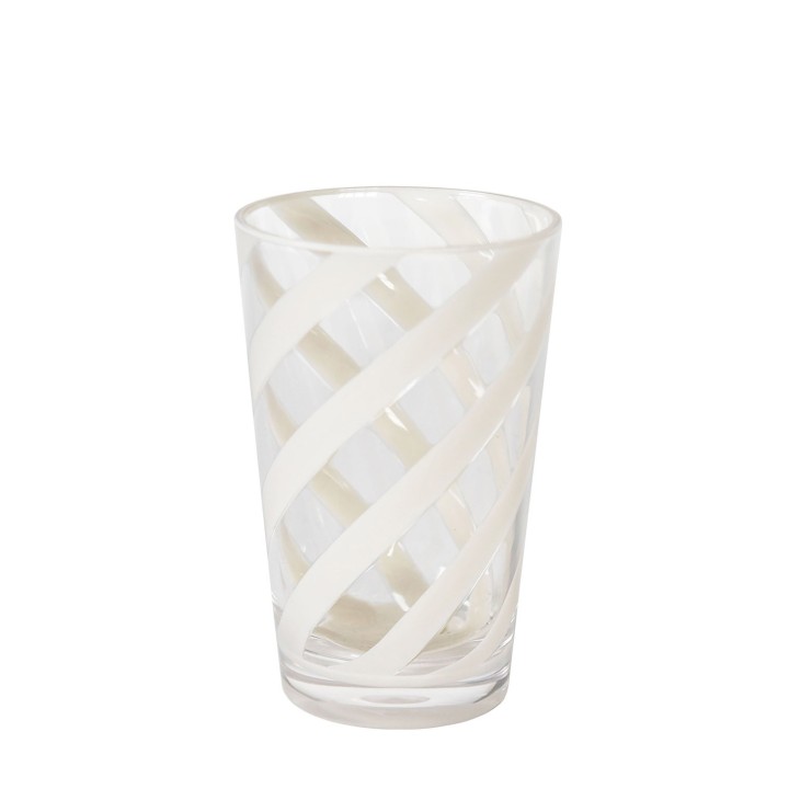 Verre en methacrylate avec spirale haut