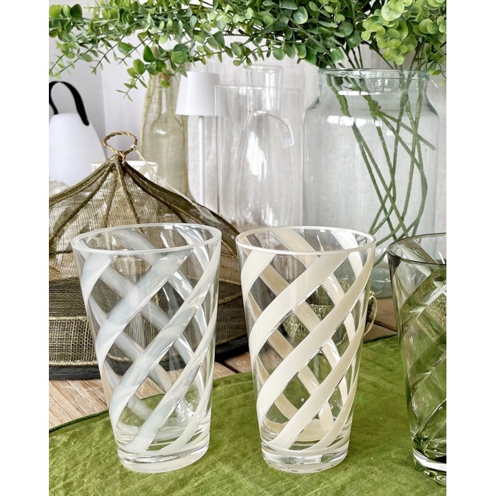 Bicchiere metacrilato alto spirale