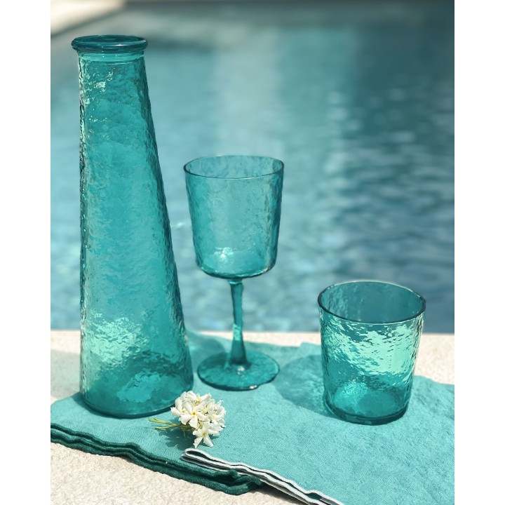 Methacrylate "ice" effect glass