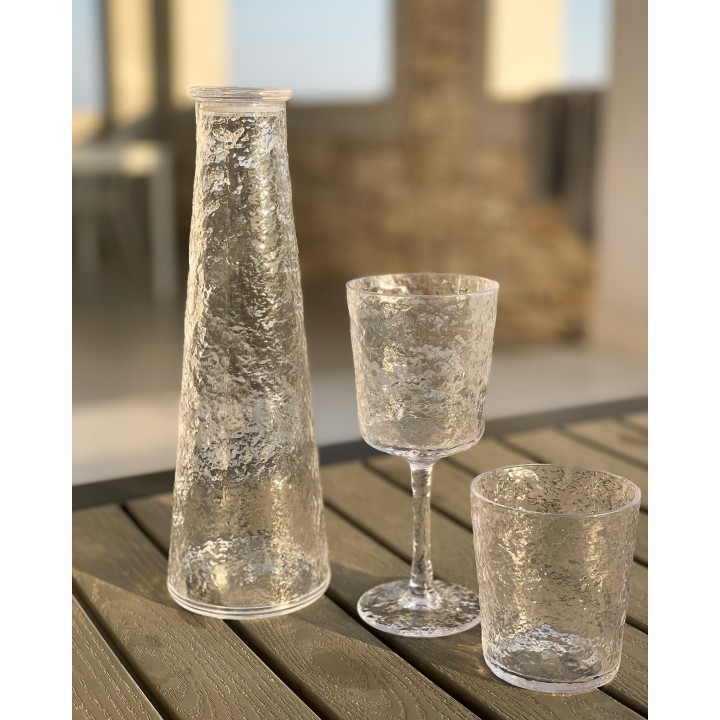 Gobelet en methacrylate effet "glace"