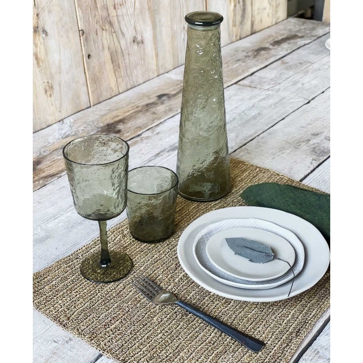 Bottiglia metacrilato effetto martellato