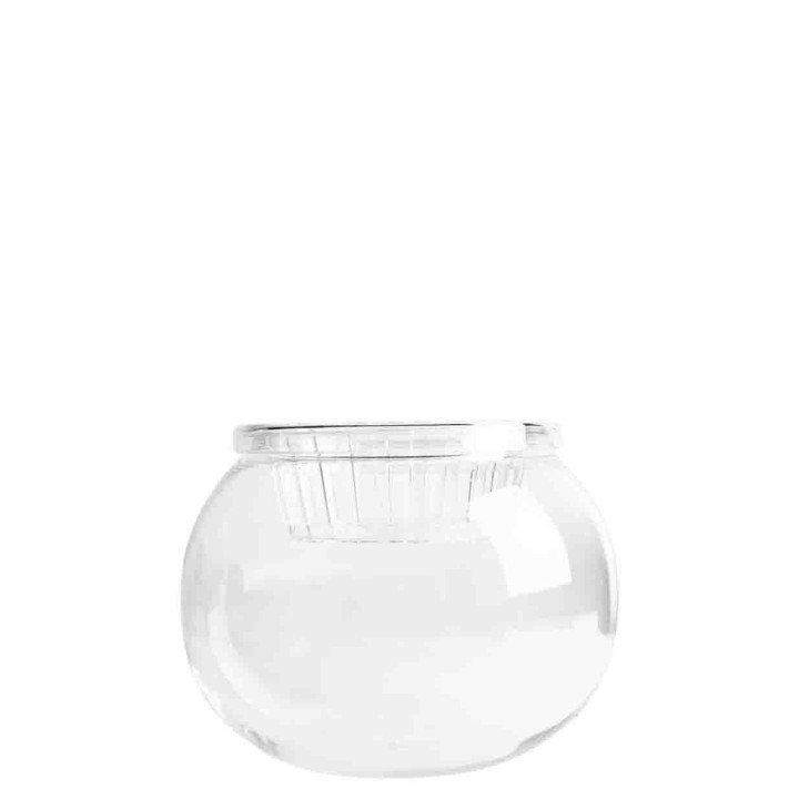 Ball vase for hydroculture in polycarbonate d20 cm
