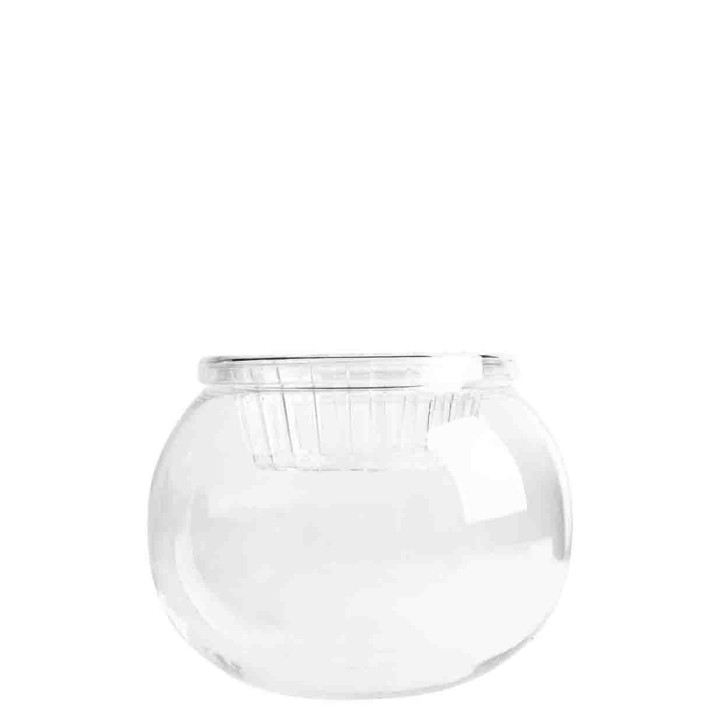 Ball vase for hydroculture in polycarbonate d25 cm