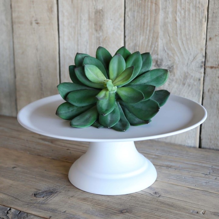 White melamine cakestand d 35 cm