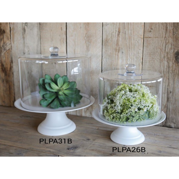 White melamine cakestand d 35 cm