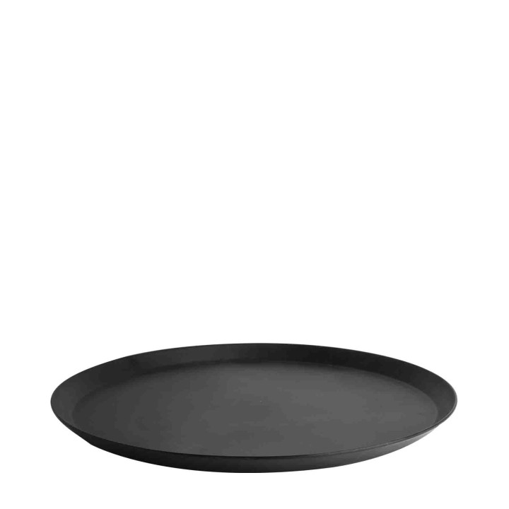 Plateau en melamine noir d31 cm