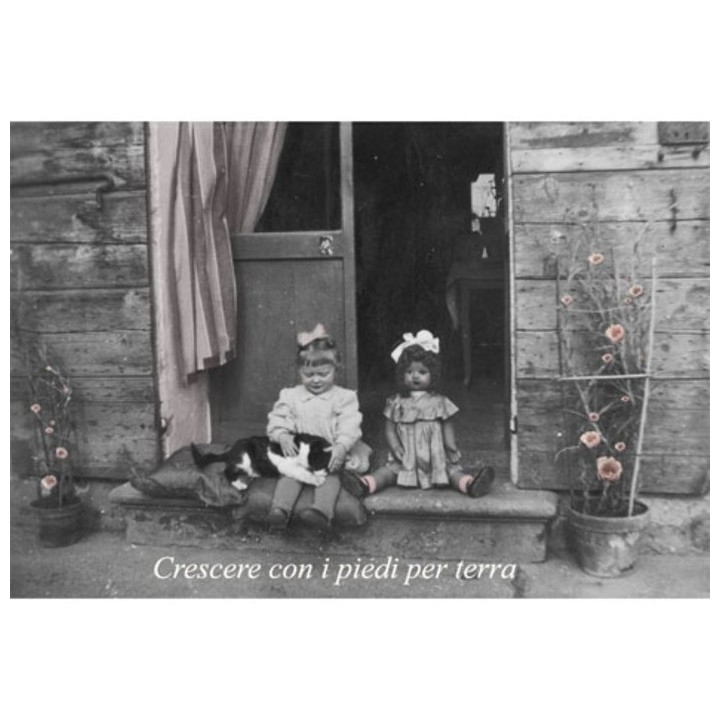 Cat and girl canvas 40x60 cm