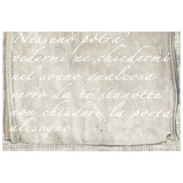 Quadro nessuno potra 40 x 60 cm