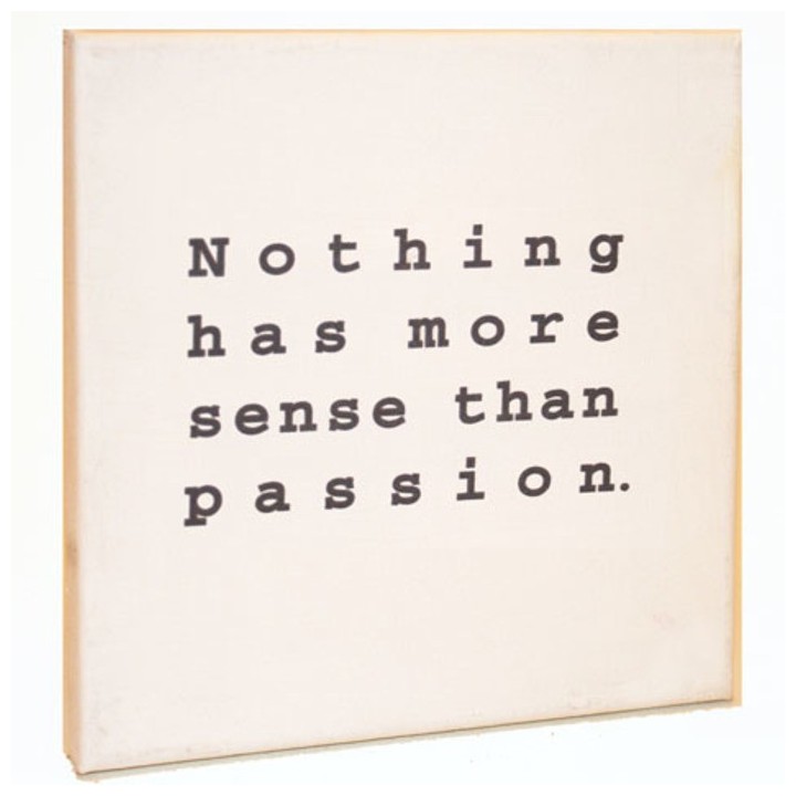 "nothing has more" canvas 20 x 20 cm