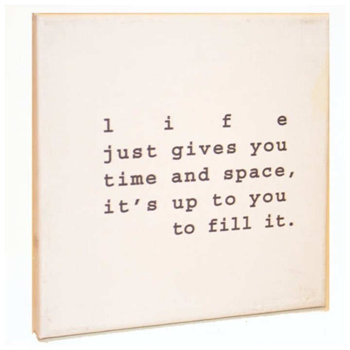 Quadro life just gives you 20 x 20 cm