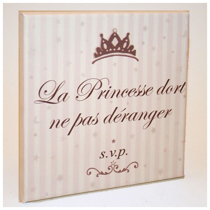 Quadro principessa francese 20 x 20 cm