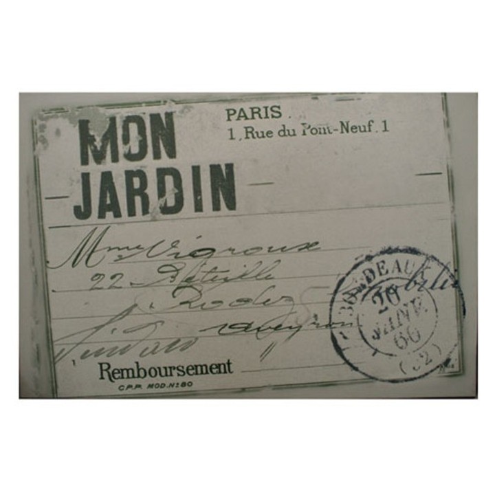 "mon jardin" picture 40 x 60 cm