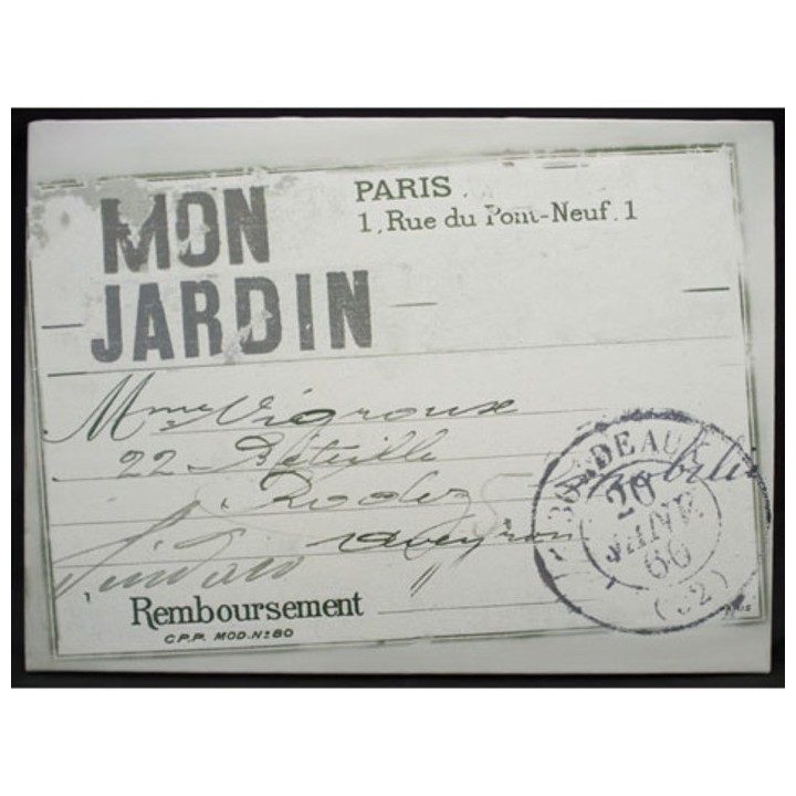 Tableau "mon jardin" 35 x 45 cm