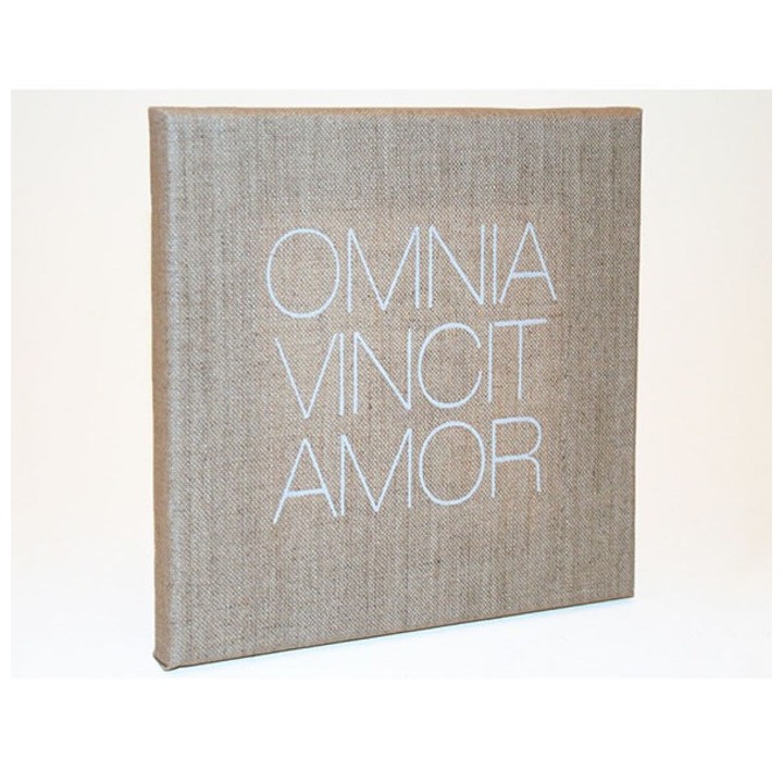 Picture "omnia vincit" 20 x 20 cm