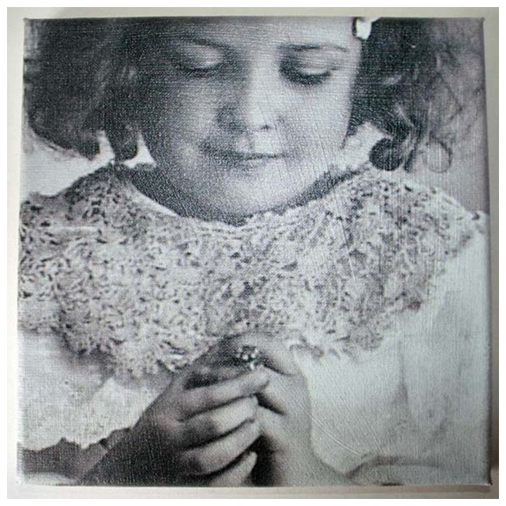 Quadro bimba anello 50 x 50 cm