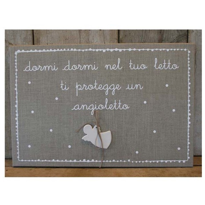 "dormi dormi angioletto" picture 40x60 cm