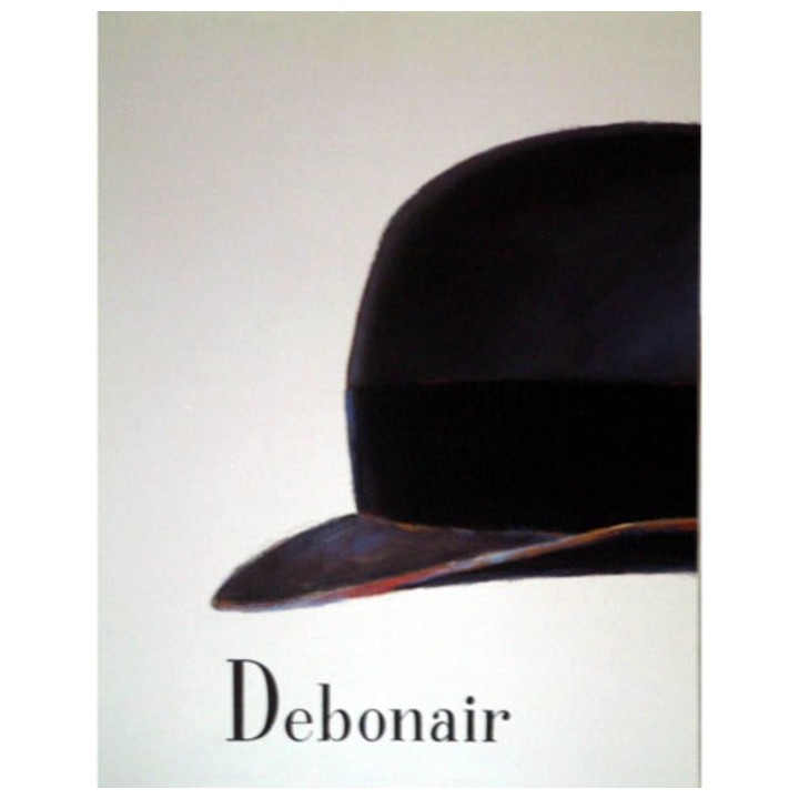 Painting man's hat 30x40 cm