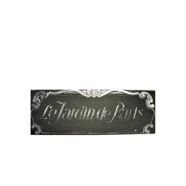 Tableau "le jardin de paris" 40x100 cm