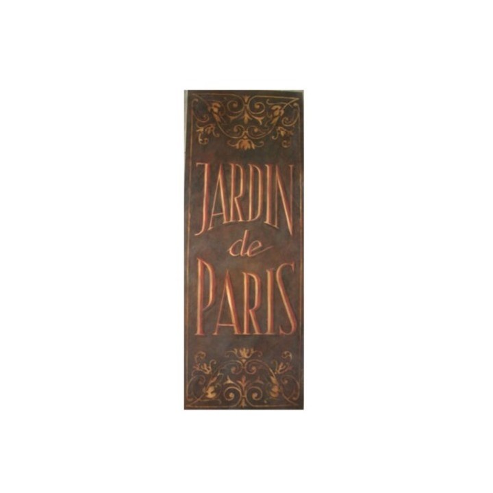 Painting jardin de paris 30x80 cm