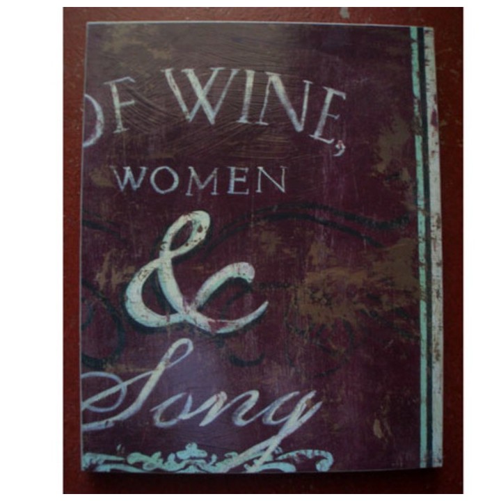 Tableau wine women 40x50 cm