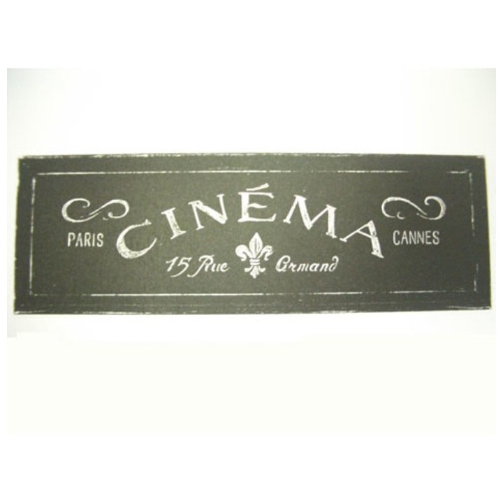 Quadro cinema 20 x 60 cm