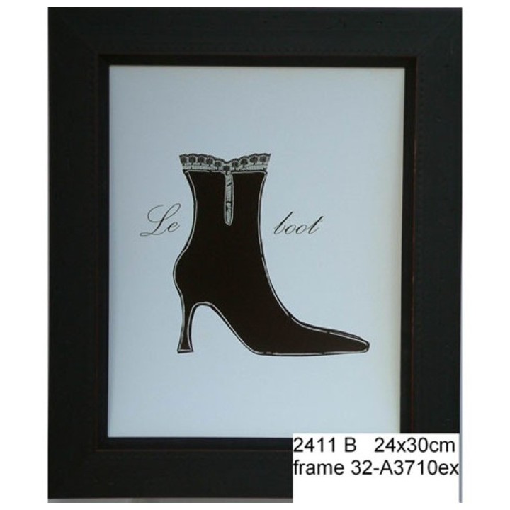 Tableau le boot 24 x 30 cm