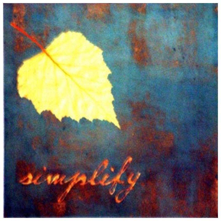 Tableau simplify 25 x 25 cm