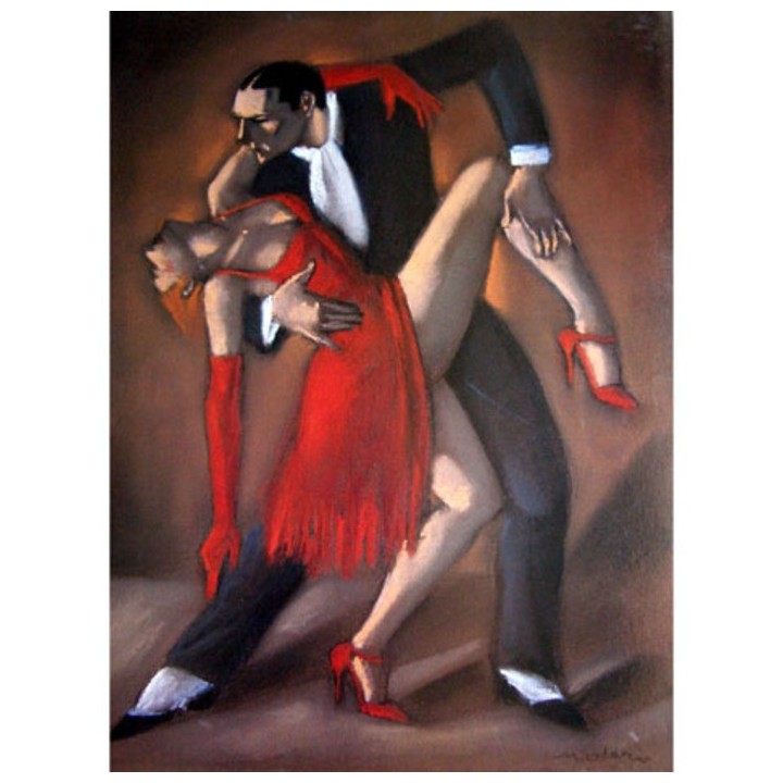 Quadro coppia tango 60x80 cm