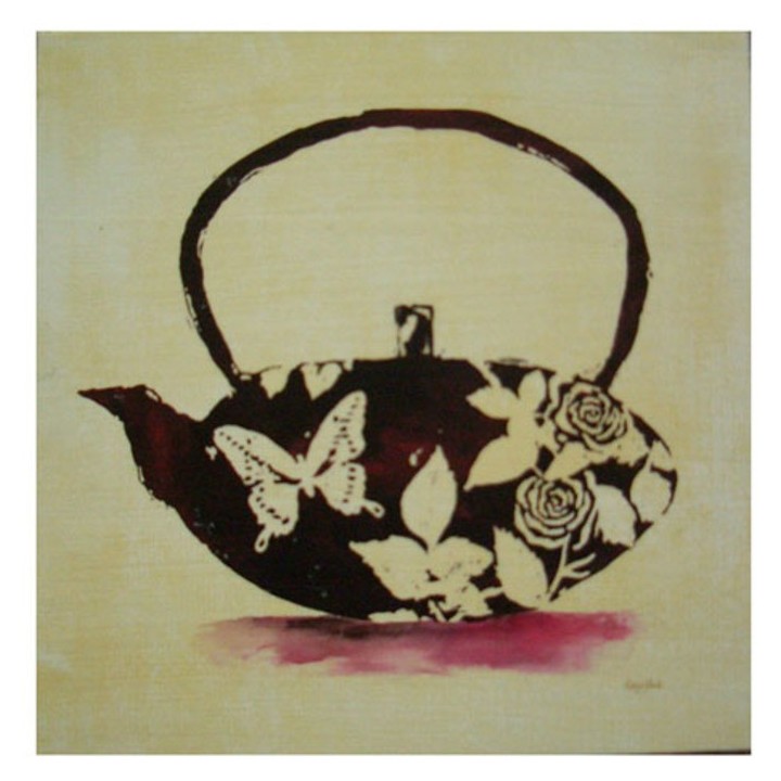 Painting with teapot 50x50 cm