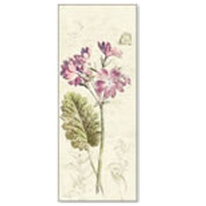 Quadro primula farfalla 20 x 50 cm