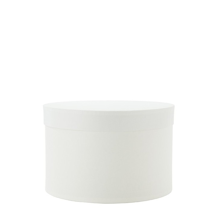 White paper box d20 h13 cm