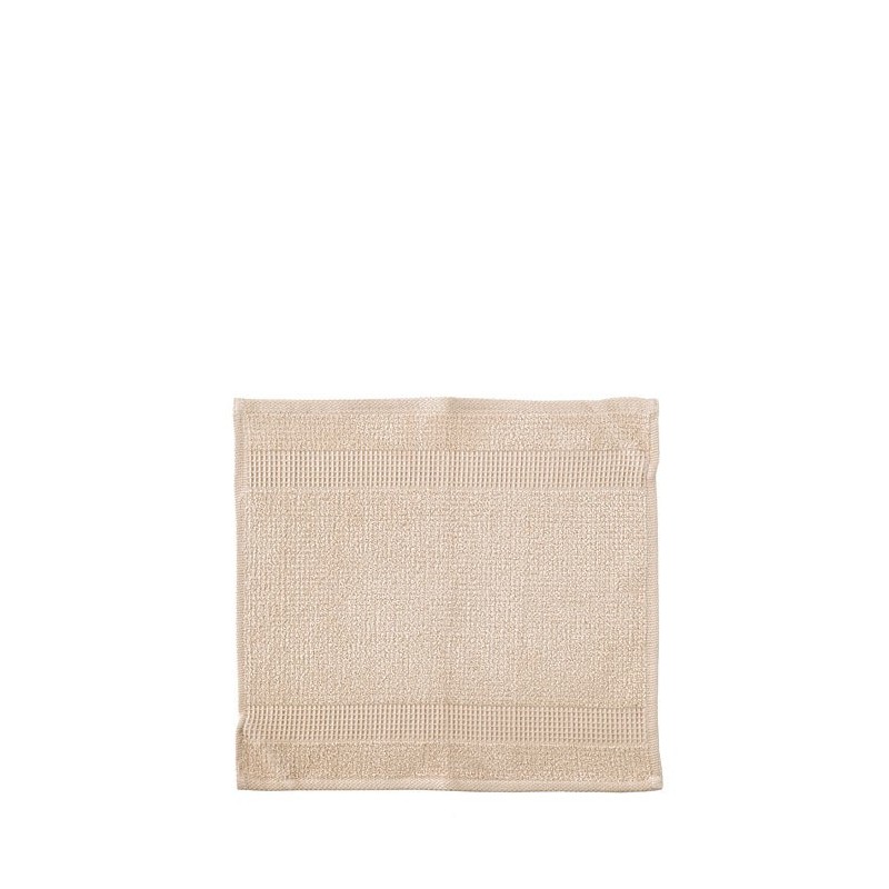 Serviette avec bande nide d'abeille naturel en 100%coton  35x35 cm