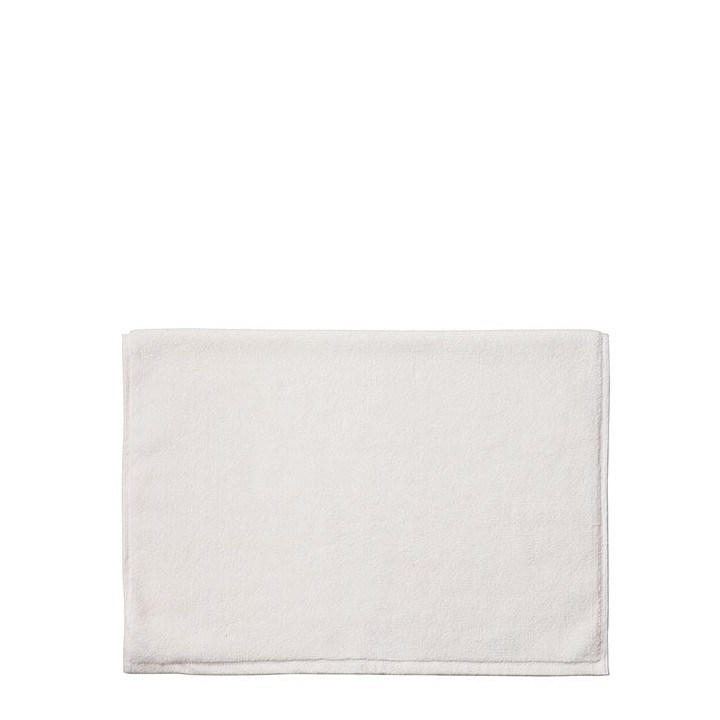 Tappeto bagno 100% cotone colore bianco 50 x 70 cm