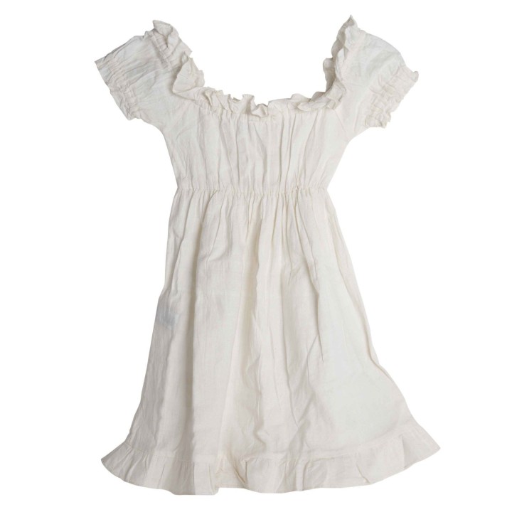 Vestito maria luisa baby 4 anni panna