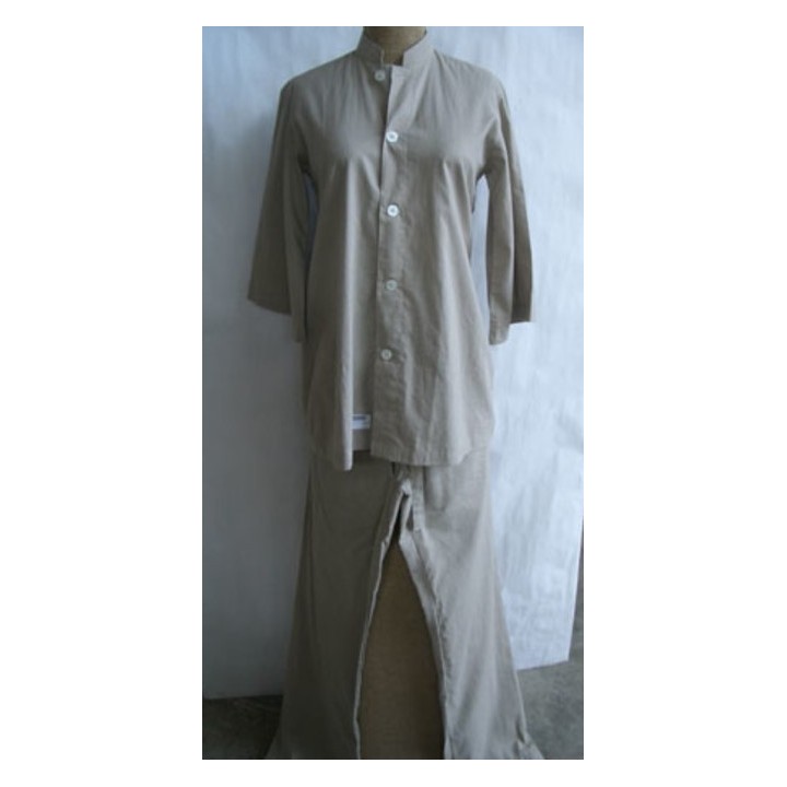 Men's natural cotton spa suit