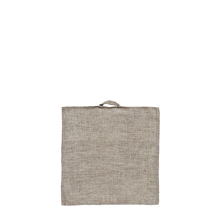 Serviette 100% lino semplice colore naturale 30 x 30 cm