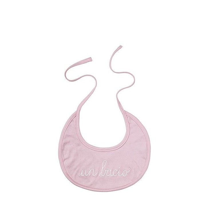 Pink dots un bacio bib (one kiss)