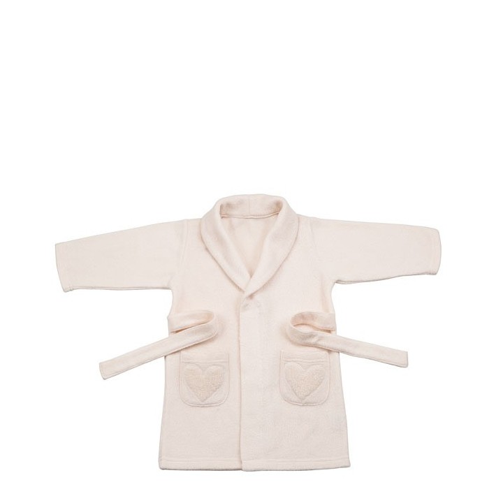 Robe de chambre avec poche en polaire