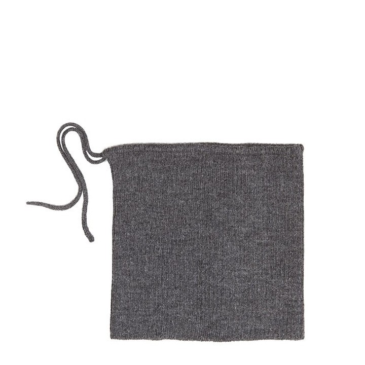 Collier 100%baby alpaca gris