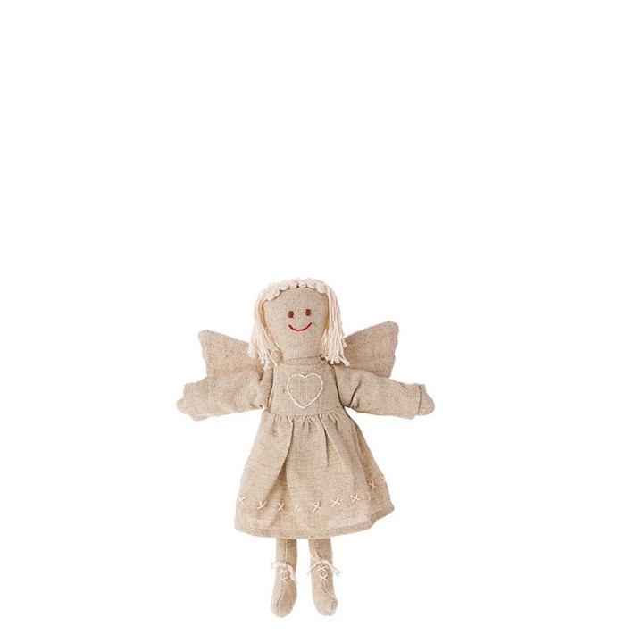 Smile and love small angel cream colour h20 cm