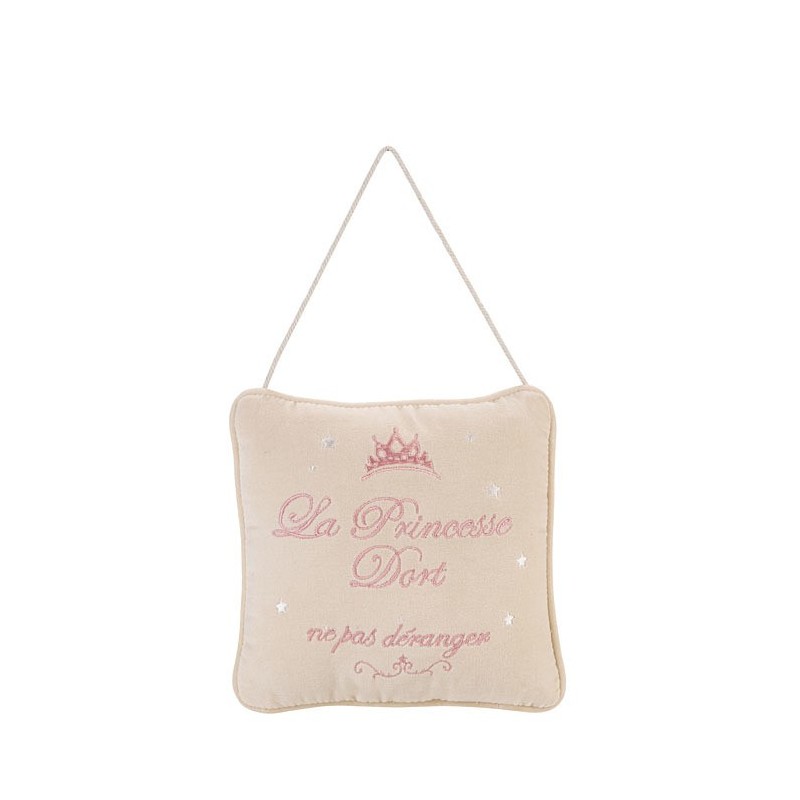"la princesse dort..." throw pillow 20 x 20 cm