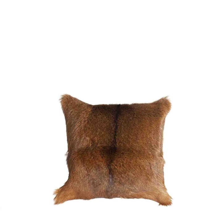 Housse en fourrure de chevre 40x40 cm