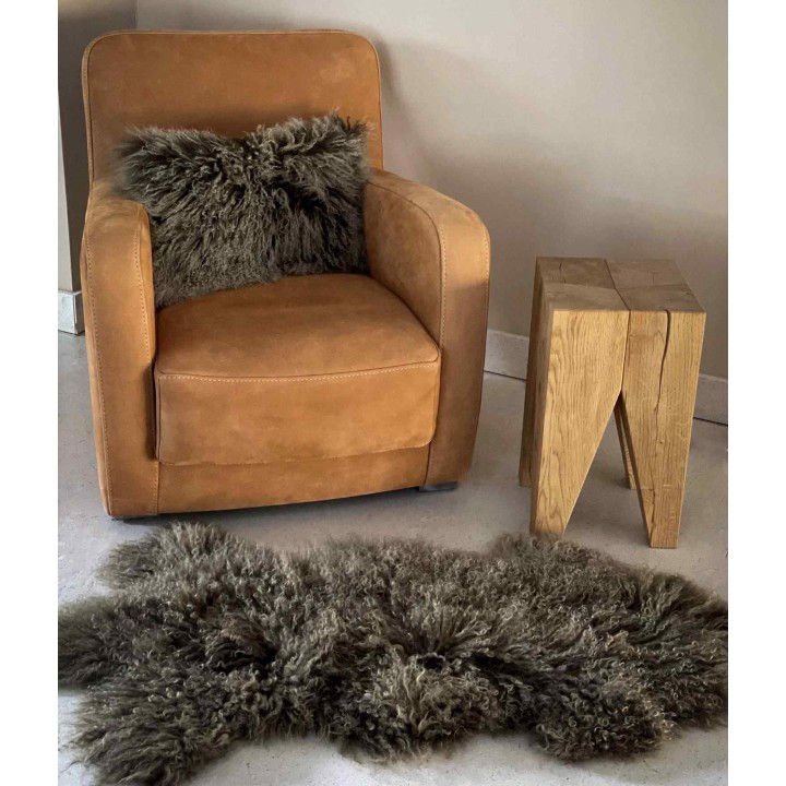 Mongolian fur pillowcase 35 x 50 cm