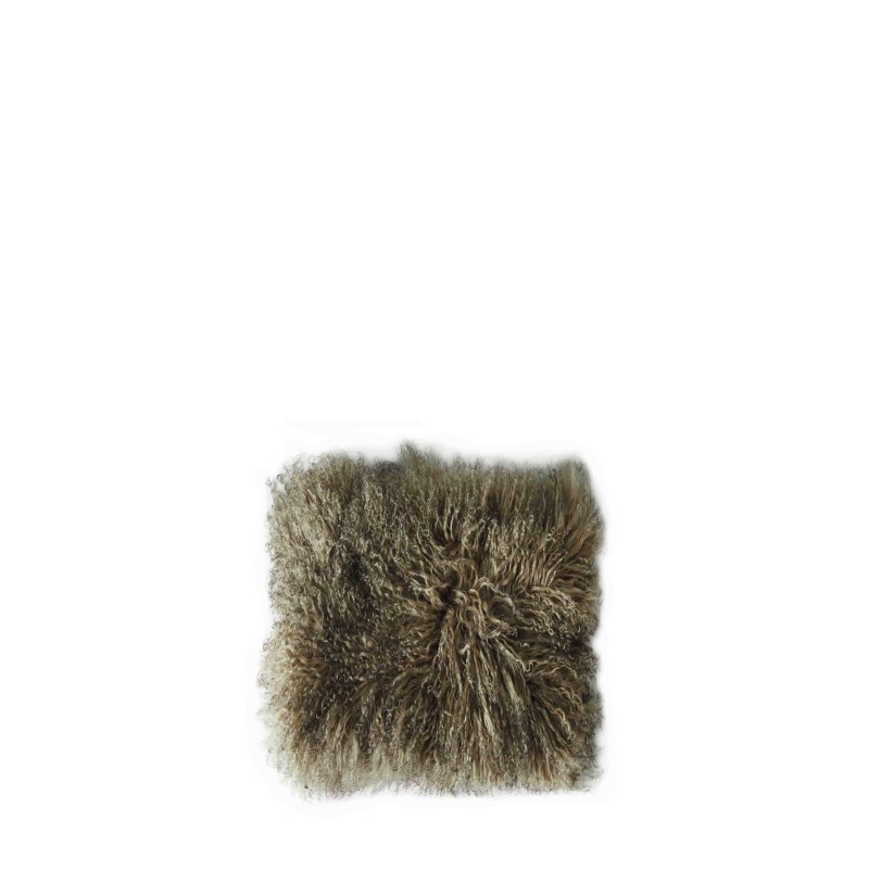 Mongolian fur pillowcase 20 x 20 cm