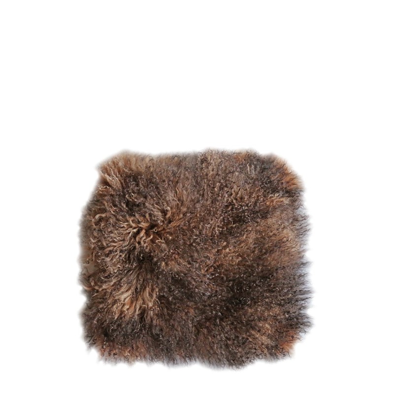 Fodera in pelliccia della mongolia 40 x 40 cm