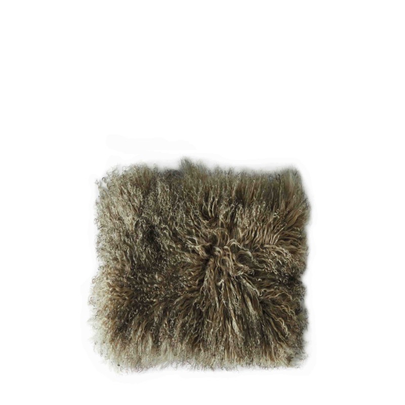 Mongolian fur pillowcase 40 x 40 cm