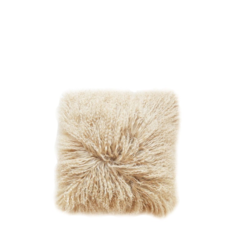 Mongolian fur pillowcase 40 x 40 cm