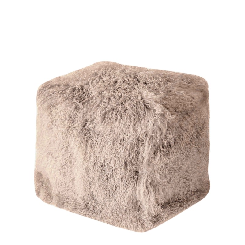 Cube en fourrure de mongolie