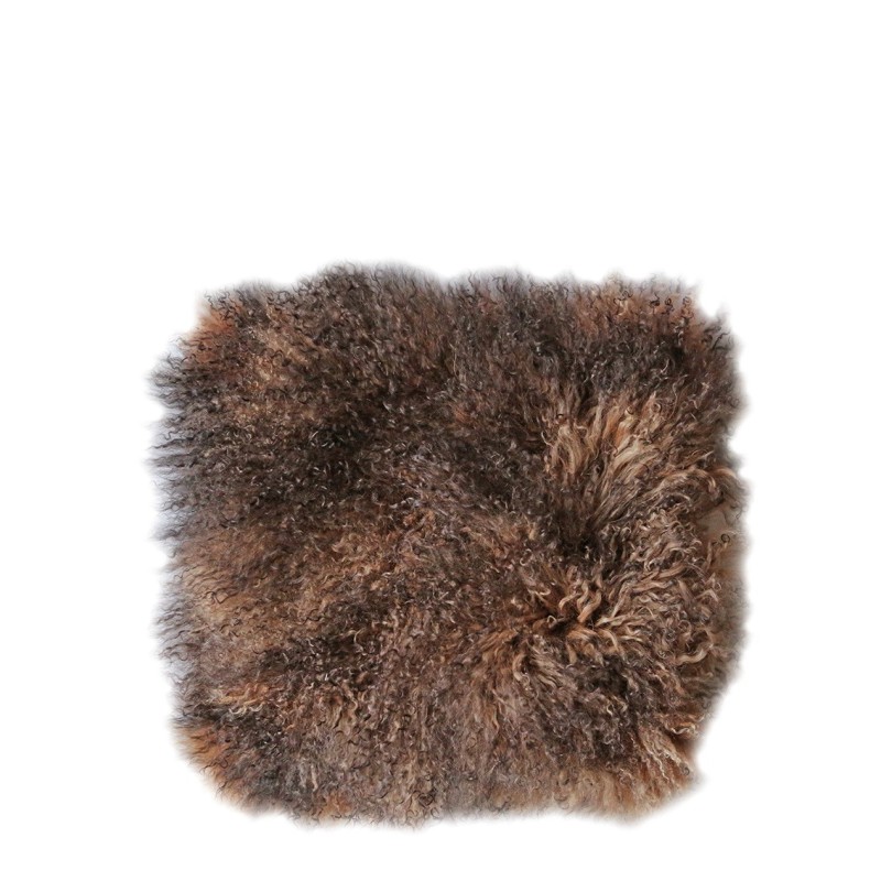Mongolian fur pillowcase 60 x 60 cm